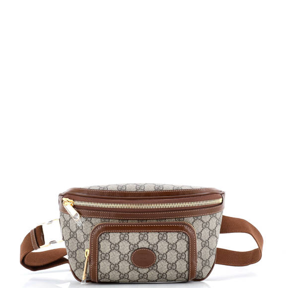 Gucci Large Interlocking G Patch Belt Bag GG Coated Canvas - Picture 1 of 5